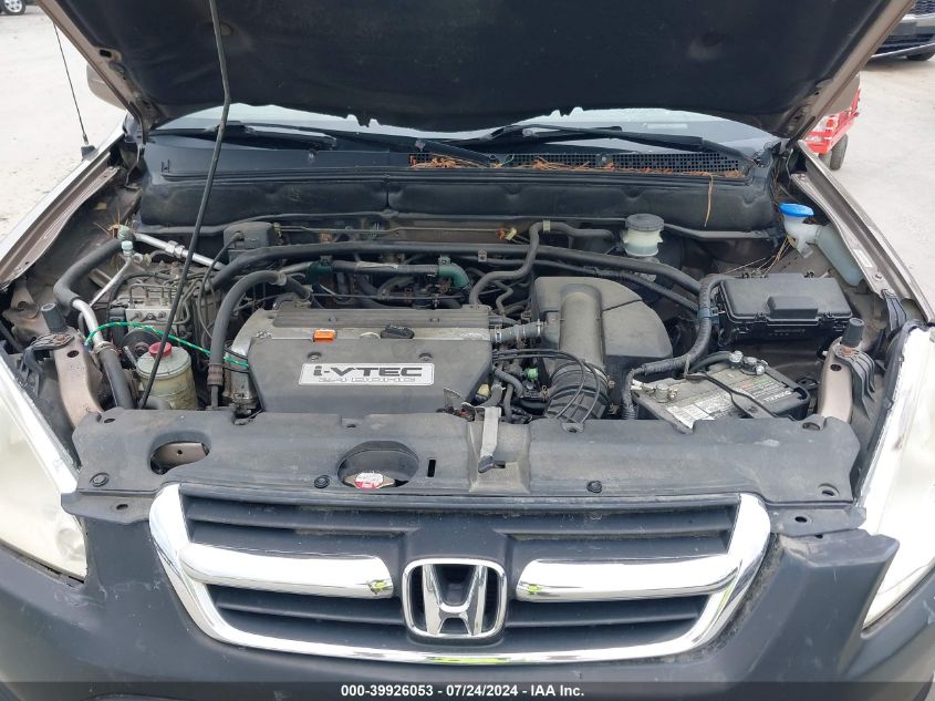 2004 Honda Cr-V Ex VIN: JHLRD78834C009801 Lot: 39926053