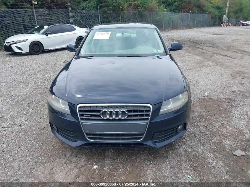2011 Audi A4 2.0T Premium VIN: WAUBFAFL7BN042263 Lot: 39926068