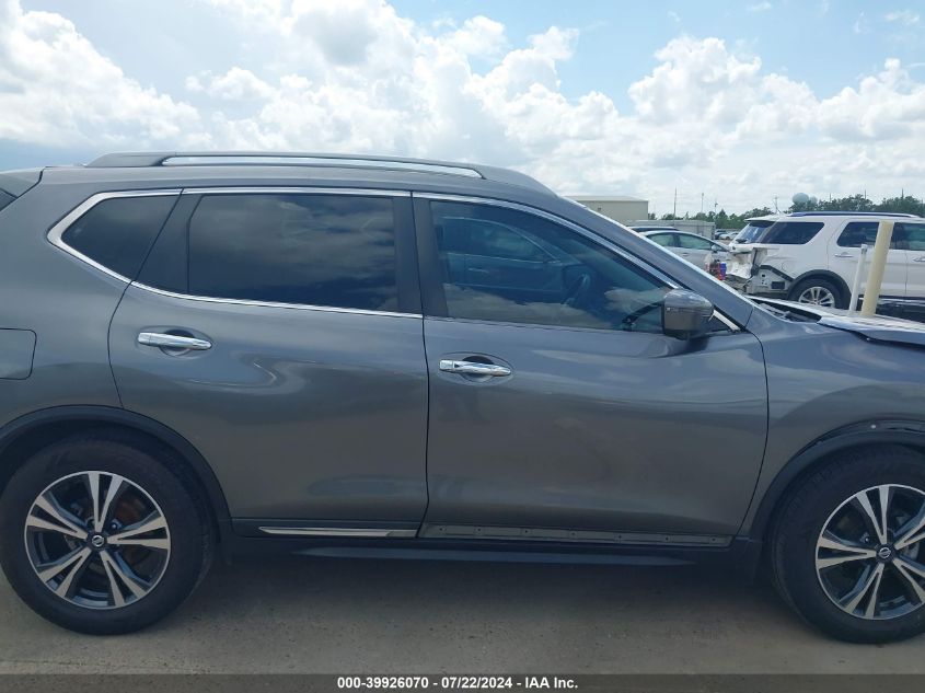 2017 Nissan Rogue Sl VIN: 5N1AT2MT6HC883698 Lot: 39926070