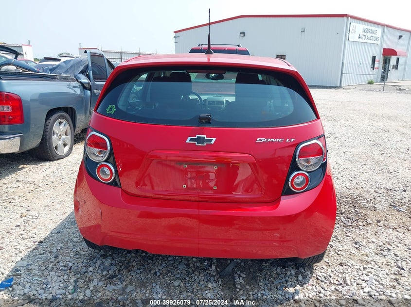 2012 Chevrolet Sonic 2Lt VIN: 1G1JC6SHXC4185889 Lot: 39926079