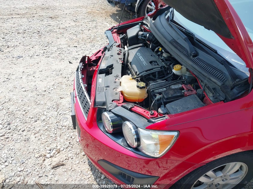 2012 Chevrolet Sonic 2Lt VIN: 1G1JC6SHXC4185889 Lot: 39926079