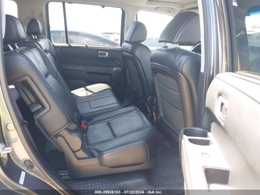 2011 Honda Pilot Touring VIN: 5FNYF3H94BB011626 Lot: 39926103