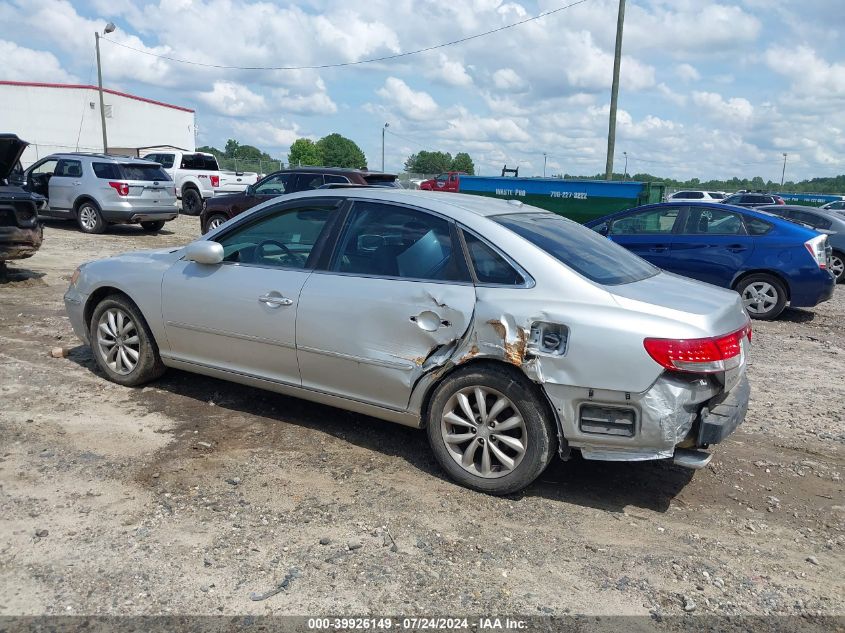 2007 Hyundai Azera Limited/Se VIN: KMHFC46F17A213432 Lot: 39926149