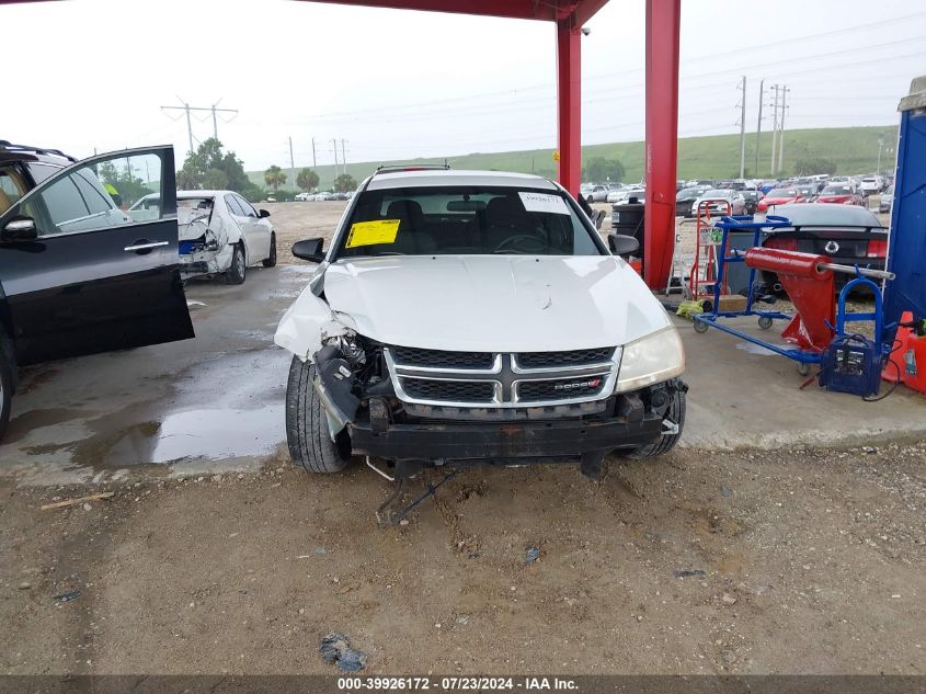 2013 Dodge Avenger Se VIN: 1C3CDZAB9DN708380 Lot: 39926172