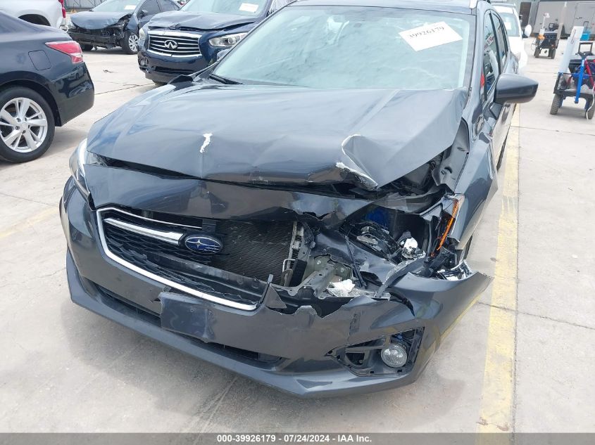 2019 Subaru Impreza 2.0I Premium VIN: 4S3GTAD65K3702410 Lot: 39926179