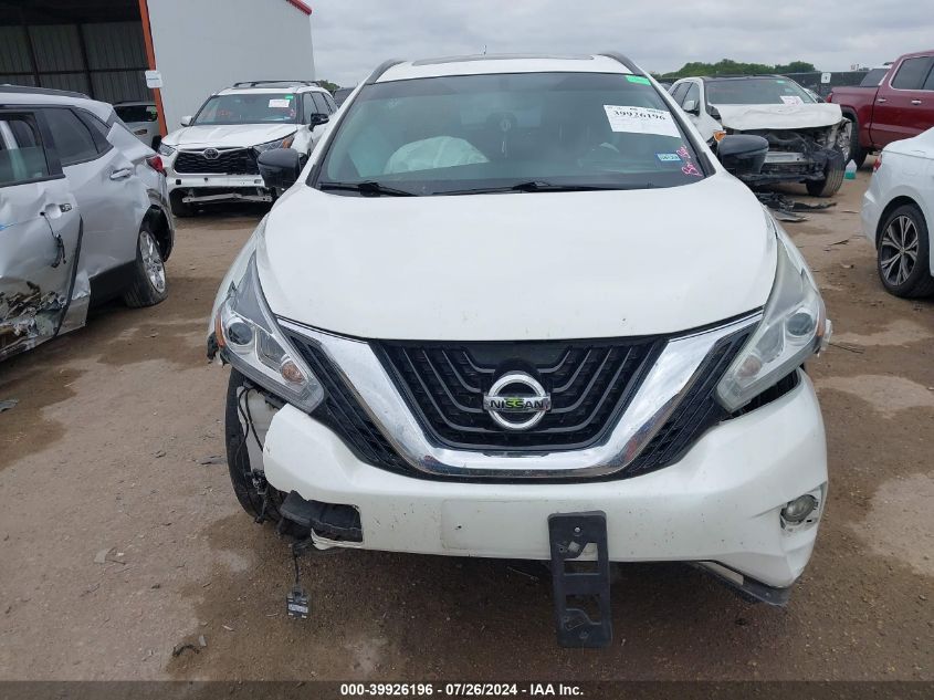 2017 Nissan Murano S/Sl/Sv/Platinum VIN: 5N1AZ2MG2HN138811 Lot: 39926196