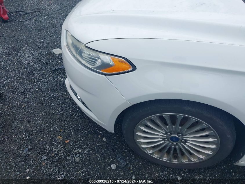 2013 Ford Fusion Titanium VIN: 3FA6P0D91DR256769 Lot: 39926210