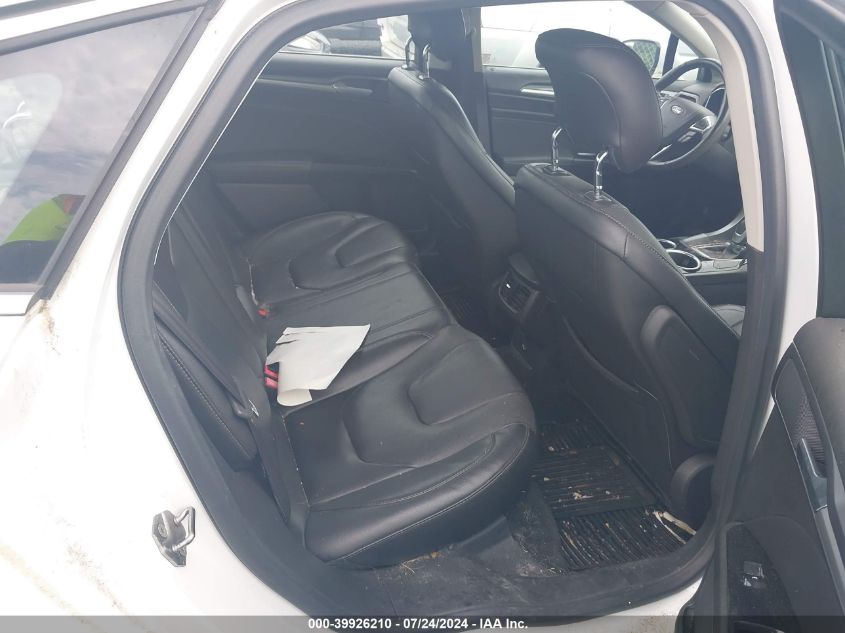 2013 Ford Fusion Titanium VIN: 3FA6P0D91DR256769 Lot: 39926210