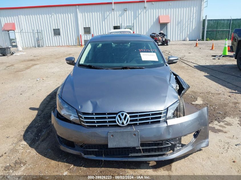 2013 Volkswagen Passat 2.0L Tdi Se VIN: 1VWBN7A35DC032648 Lot: 39926223