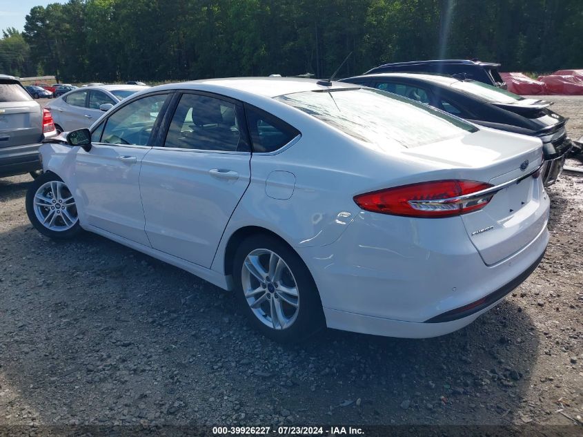 2018 FORD FUSION SE - 3FA6P0HD6JR157715