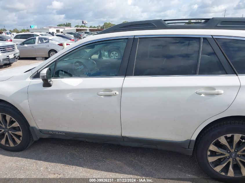 2017 Subaru Outback 2.5I Limited VIN: 4S4BSANC9H3221873 Lot: 39926231