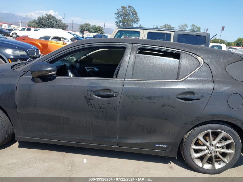 2013 Lexus Ct 200H VIN: JTHKD5BH2D2148530 Lot: 39926254