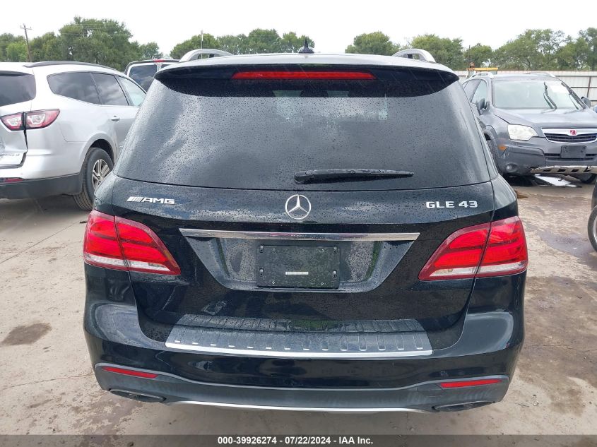 2018 Mercedes-Benz Amg Gle 43 4Matic VIN: 4JGDA6EB2JB009666 Lot: 39926274