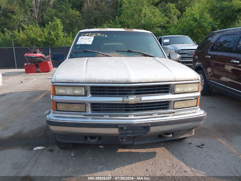 1998 Chevrolet Tahoe Ls VIN: 1GNEK13R4WJ376100 Lot: 39926307