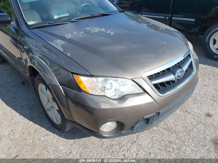 2008 Subaru Outback 2.5I/2.5I L.l. Bean Edition VIN: 4S4BP61C487351721 Lot: 39926315