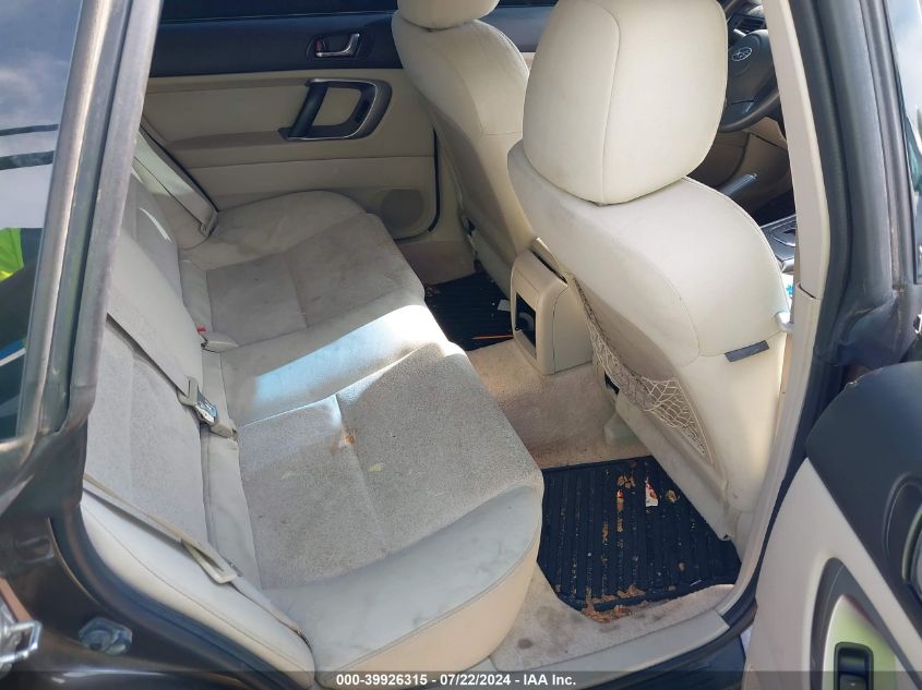 2008 Subaru Outback 2.5I/2.5I L.l. Bean Edition VIN: 4S4BP61C487351721 Lot: 39926315