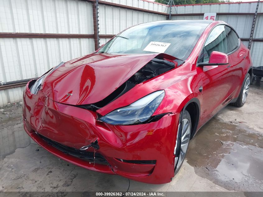 2024 Tesla Model Y VIN: 7SAYGDEE8RA283983 Lot: 39926362