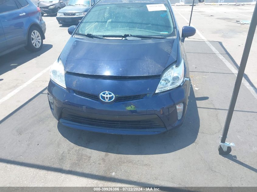 2014 Toyota Prius Two VIN: JTDKN3DU0E1776199 Lot: 39926386