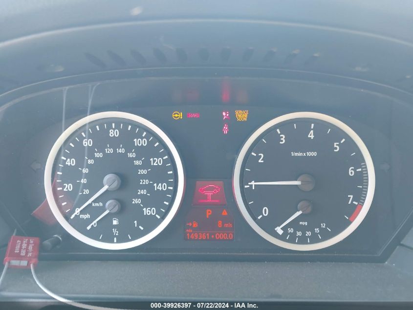 2004 BMW 525I VIN: WBANA535X4B173328 Lot: 39926397