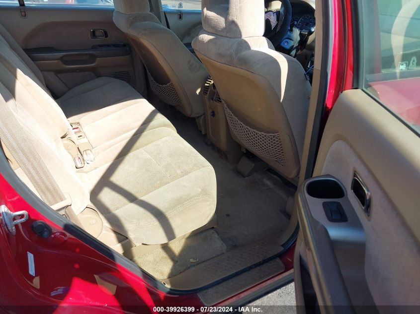 2005 Honda Pilot Lx VIN: 2HKYF18185H541151 Lot: 39926399