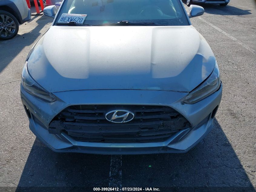 2019 Hyundai Veloster Premium VIN: KMHTG6AF3KU009670 Lot: 39926412