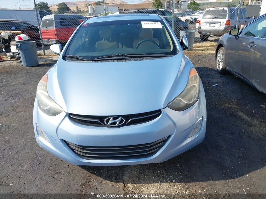 2012 Hyundai Elantra Limited (Ulsan Plant) VIN: KMHDH4AE4CU447158 Lot: 39926419