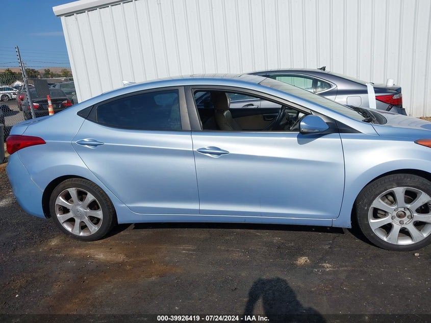 2012 Hyundai Elantra Limited (Ulsan Plant) VIN: KMHDH4AE4CU447158 Lot: 39926419