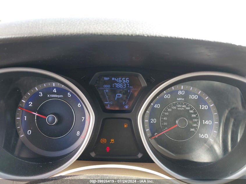 2012 Hyundai Elantra Limited (Ulsan Plant) VIN: KMHDH4AE4CU447158 Lot: 39926419