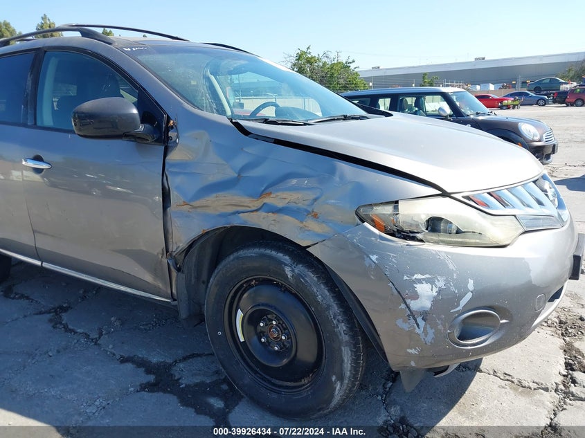 2010 Nissan Murano Sl VIN: JN8AZ1MUXAW014536 Lot: 39926434