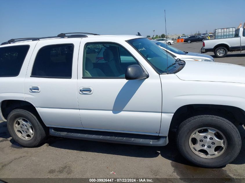 2006 Chevrolet Tahoe Ls VIN: 1GNEC13V06R163897 Lot: 39926447