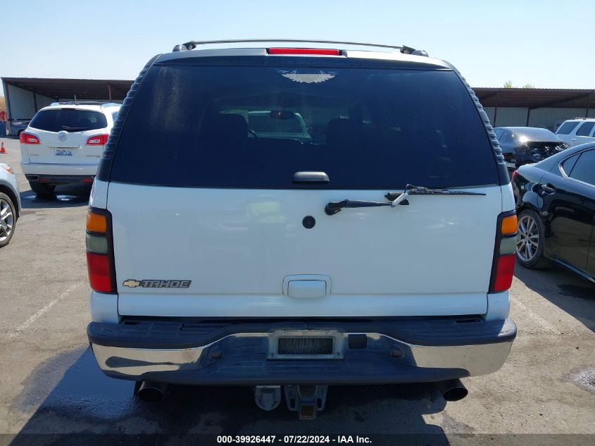 2006 Chevrolet Tahoe Ls VIN: 1GNEC13V06R163897 Lot: 39926447