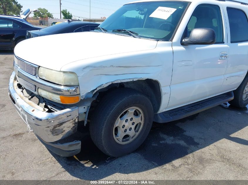 2006 Chevrolet Tahoe Ls VIN: 1GNEC13V06R163897 Lot: 39926447