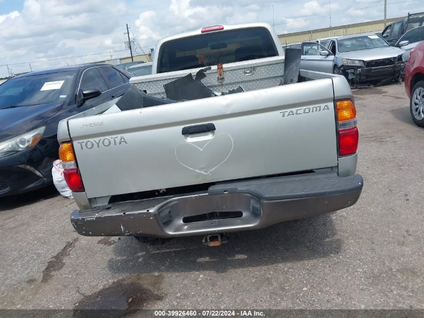 2004 Toyota Tacoma VIN: 5TENL42N44Z329481 Lot: 39926460
