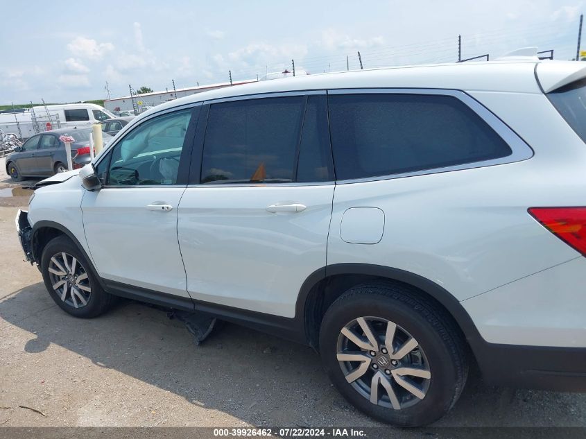 2022 Honda Pilot Awd Ex-L VIN: 5FNYF6H54NB095000 Lot: 39926462