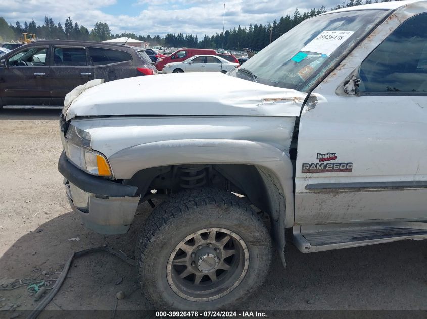 1999 Dodge Ram 2500 VIN: 3B7KF2368XG185374 Lot: 39926478