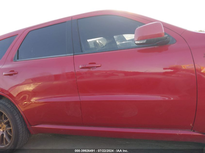 2012 Dodge Durango R/T VIN: 1C4SDHCT8CC330568 Lot: 39926491