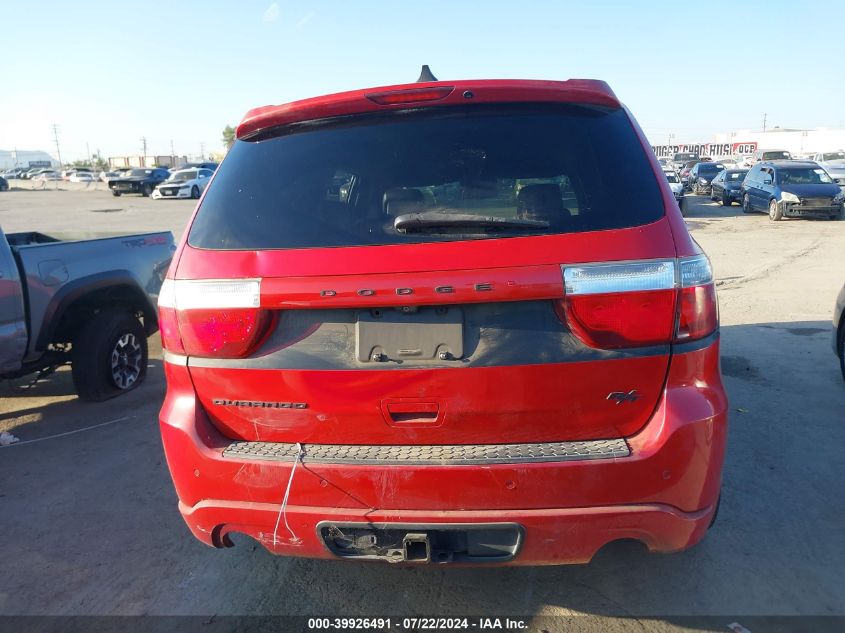 2012 Dodge Durango R/T VIN: 1C4SDHCT8CC330568 Lot: 39926491