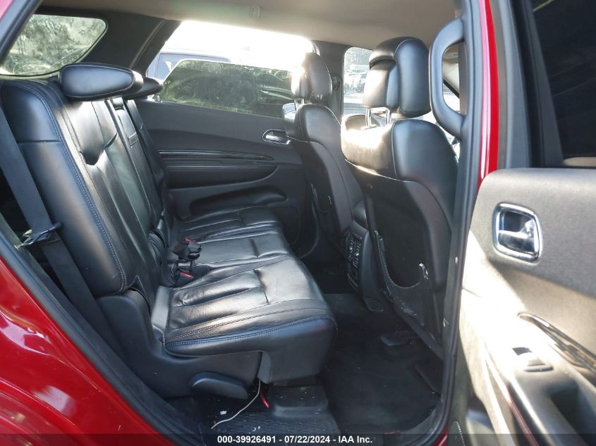 2012 Dodge Durango R/T VIN: 1C4SDHCT8CC330568 Lot: 39926491