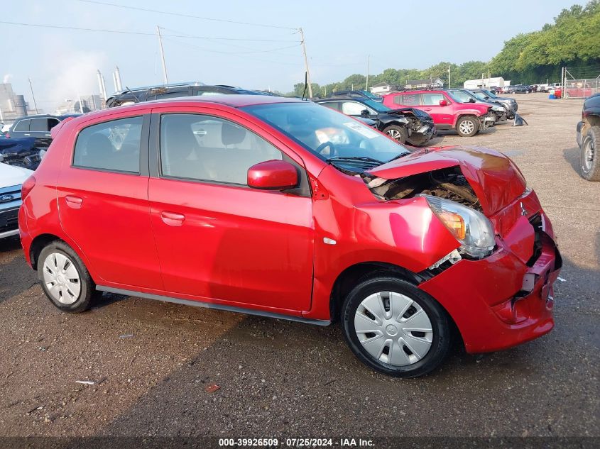 2015 Mitsubishi Mirage De/Rf VIN: ML32A3HJXFH037073 Lot: 39926509