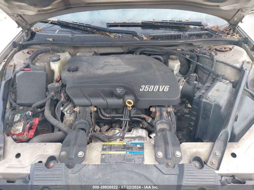 2008 Chevrolet Impala Ls VIN: 2G1WB55K089111668 Lot: 39926522