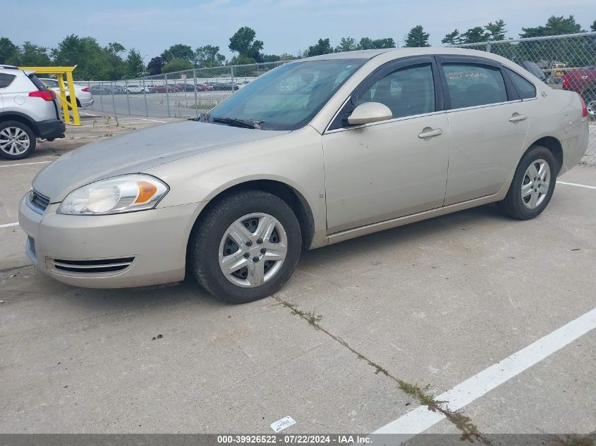 2G1WB55K089111668 | 2008 CHEVROLET IMPALA