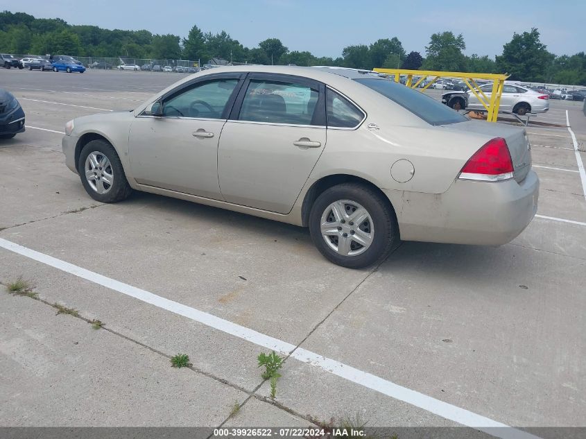 2G1WB55K089111668 | 2008 CHEVROLET IMPALA