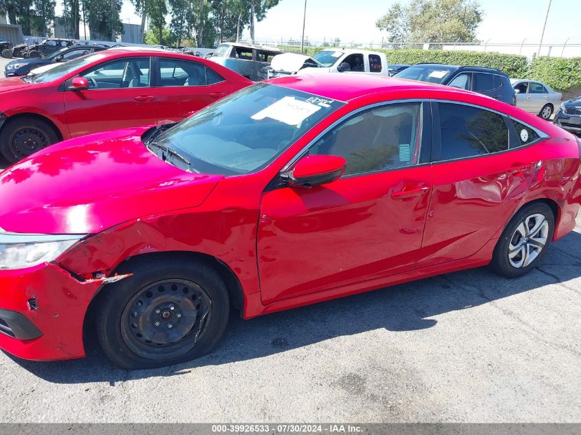 2018 Honda Civic Lx VIN: 2HGFC2F50JH529480 Lot: 39926533