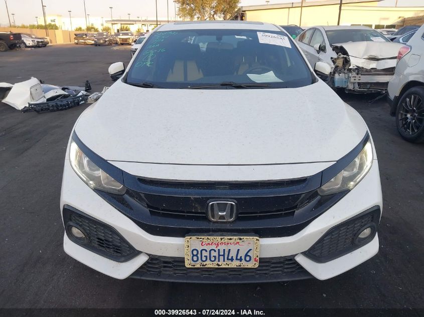 2018 Honda Civic Ex VIN: SHHFK7H58JU426887 Lot: 39926543