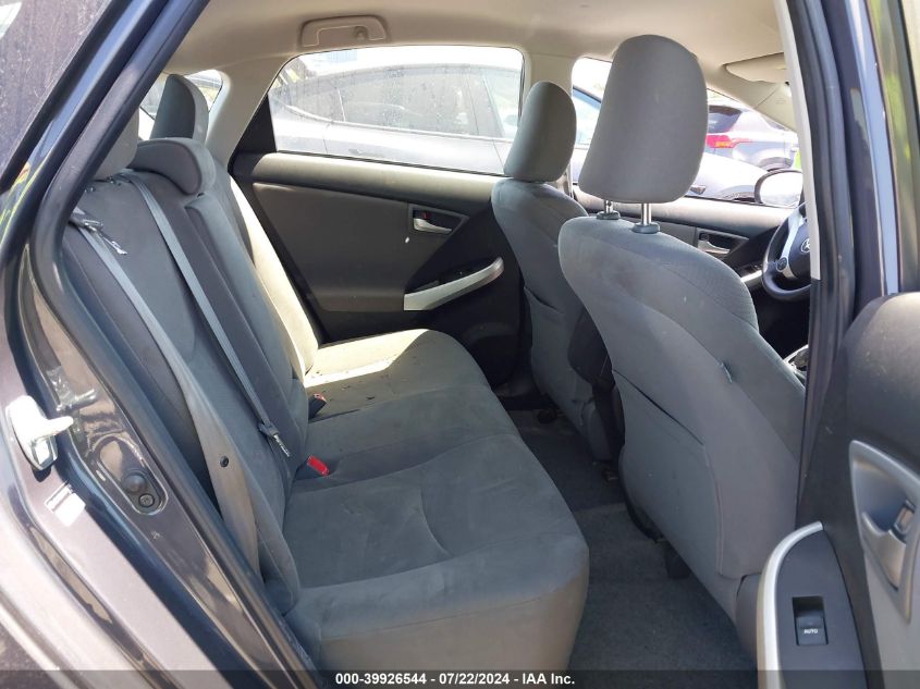 2012 Toyota Prius Two VIN: JTDKN3DUXC5446799 Lot: 39926544