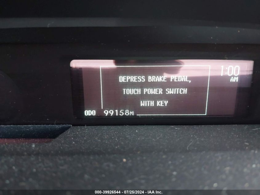 2012 Toyota Prius Two VIN: JTDKN3DUXC5446799 Lot: 39926544