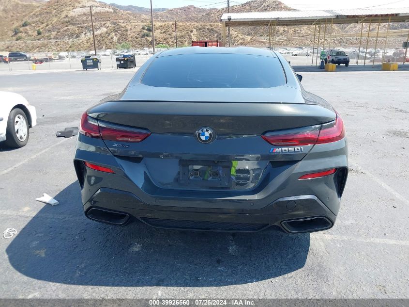 2019 BMW M850I xDrive VIN: WBABC4C52KBU96020 Lot: 39926560