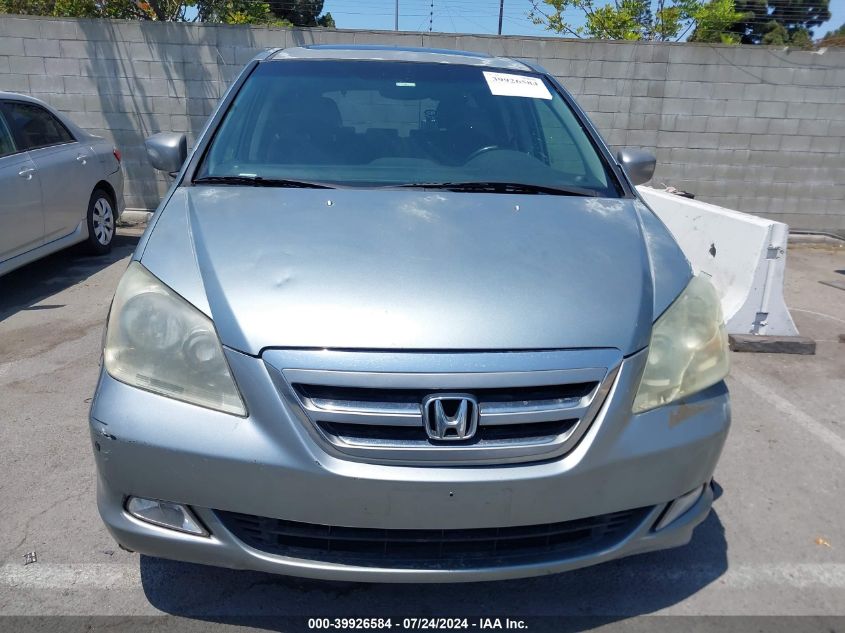 2005 Honda Odyssey Touring VIN: 5FNRL38855B123408 Lot: 39926584