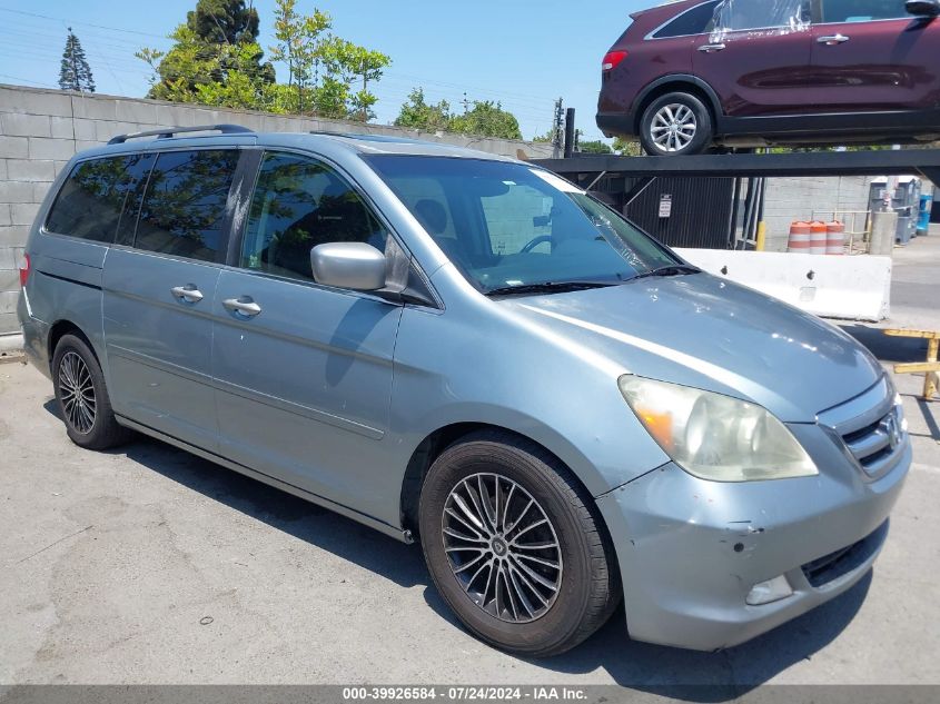 2005 Honda Odyssey Touring VIN: 5FNRL38855B123408 Lot: 39926584