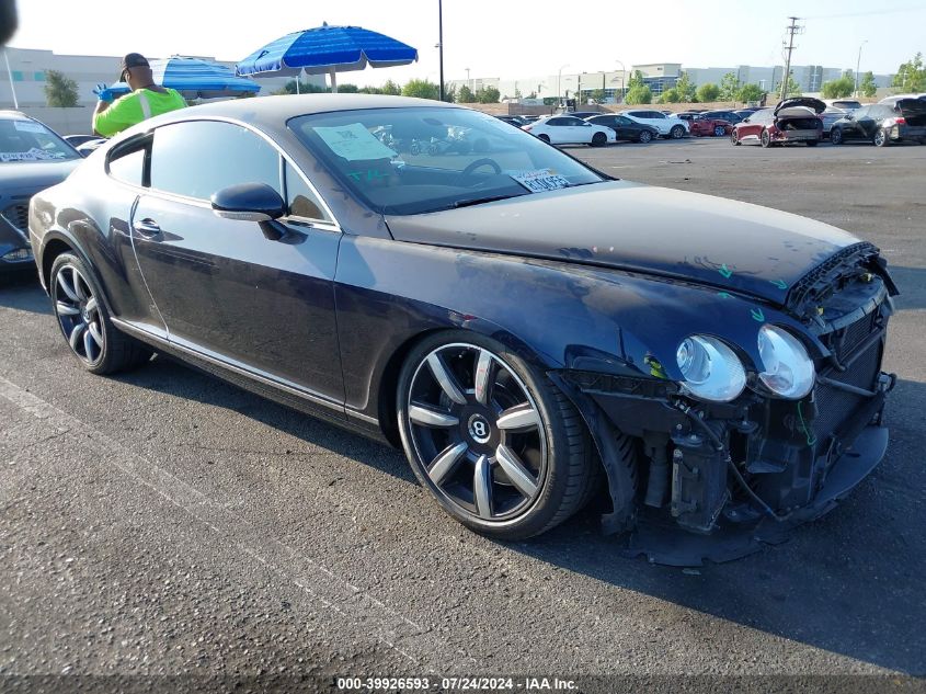 2008 Bentley Continental Gt VIN: SCBCR73W58C054404 Lot: 39926593